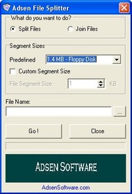 Adsen File Splitter screenshot